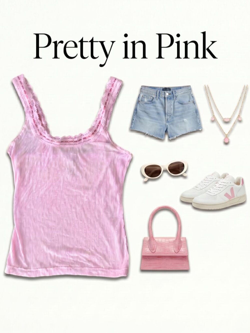 Free People Women's Y2K Pink Tank Top